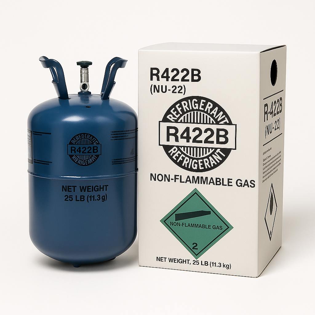 R-422B NU-22 Refrigerant – 25 LB Cylinder Replacement for R-22